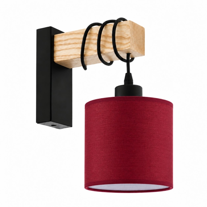 BRILAGI - Applique murale NUBILA 1xE27/60W/230V marron/noir/rouge pompéien