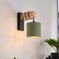 BRILAGI - Applique murale NUBILA 1xE27/60W/230V marron/noir/vert