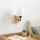 Brilagi - Applique murale NUBILA WOOD 1xE27/25W/230V chêne/crème