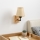Brilagi - Applique murale NUBILA WOOD 1xE27/25W/230V chêne/marron clair