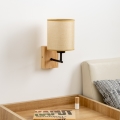 Brilagi - Applique murale NUBILA WOOD 1xE27/25W/230V chêne/marron clair