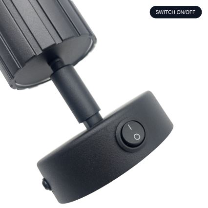 Brilagi - Applique murale orientable CRISPINA 1xGU10/10W/230V noire