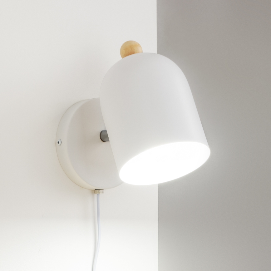 Brilagi - Applique murale orientable GALLION 1xE27/15W/230V blanche