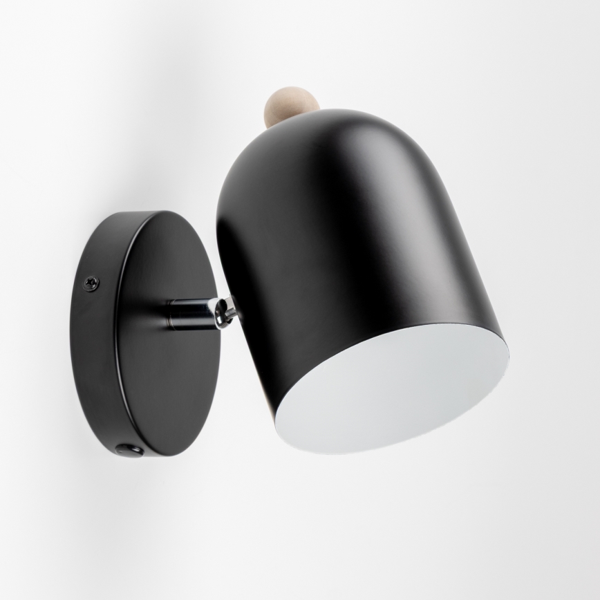 Brilagi - Applique murale orientable GALLION 1xE27/15W/230V noire