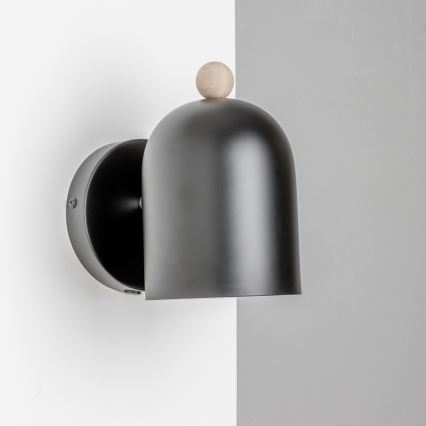 Brilagi - Applique murale orientable GALLION 1xE27/15W/230V noire