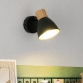 BRILAGI - Applique murale orientable ODENSE 1xE14/10W/230V bois/noir