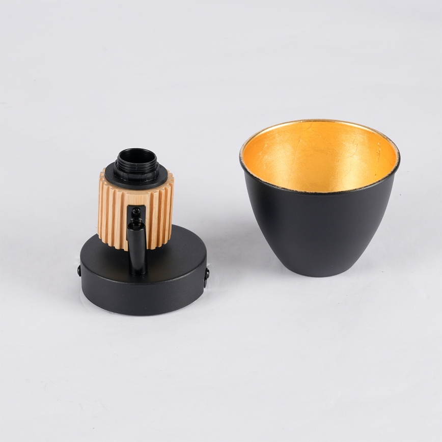 Brilagi - Applique murale orientable ODENSE 1xE14/10W/230V bois/noir