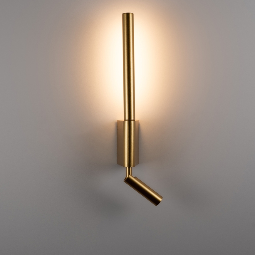 BRILAGI - Applique murale orientable VIXON LED/3W/230V + LED/5W dorée IRC 90