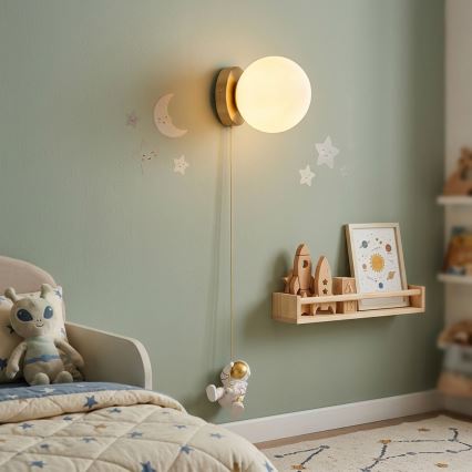 Brilagi - Applique murale pour enfants ASTRO 1xE14/15W/230V blanche