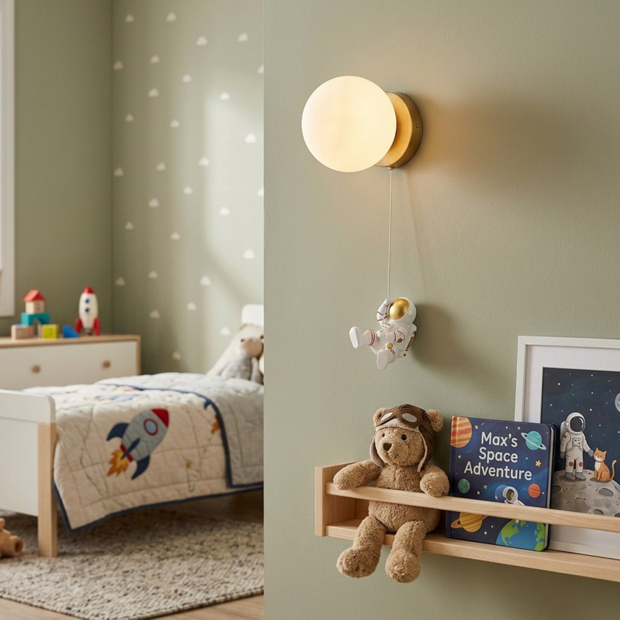 Brilagi - Applique murale pour enfants ASTRO 1xE14/15W/230V blanche