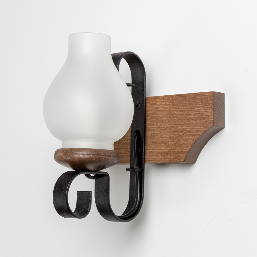 Brilagi - Applique murale QUEEN 1xE14/40W/230V hêtre/noyer