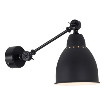 Brilagi - Applique murale QUILL 1xE27/40W/230V 40 cm noire