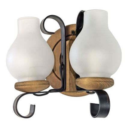 Brilagi - Applique murale ROATA APLICA 2xE14/40W/230V hêtre