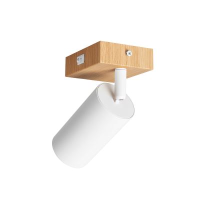 Brilagi - Applique murale SELE 1xGU10/30W/230V blanche/décor chêne