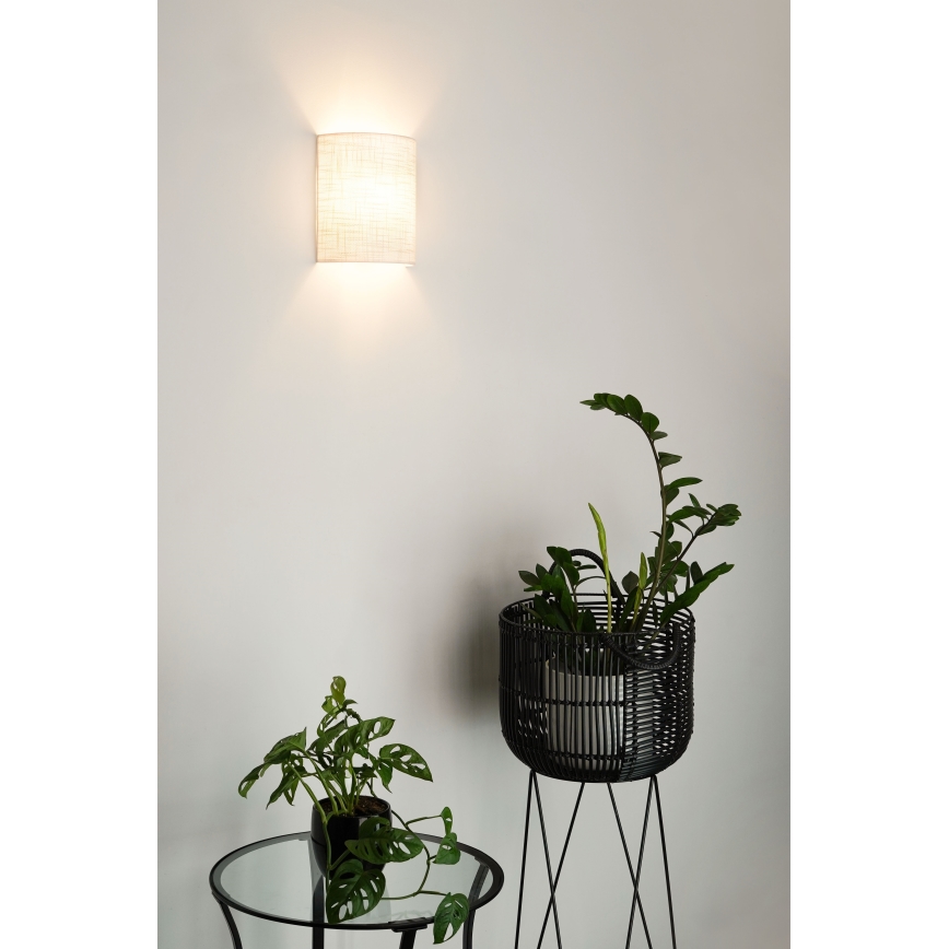 Brilagi - Applique murale SEMI CIRCLE 1xE27/15W/230V gris clair