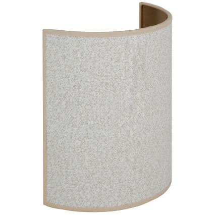 Brilagi - Applique murale SEMI CIRCLE 1xE27/15W/230V gris clair