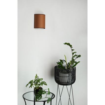 Brilagi - Applique murale SEMI CIRCLE 1xE27/15W/230V marron