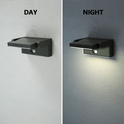 Brilagi - Applique murale solaire avec détecteur de mouvement et de crépuscule ANKLE LED/3,5W/3,7V 2200 mAh IP54