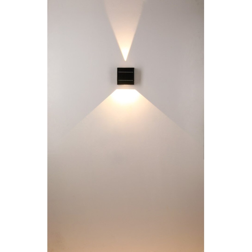 Brilagi - Applique murale solaire BLOCK LED/2W/3,7V 1300 mAh IP44