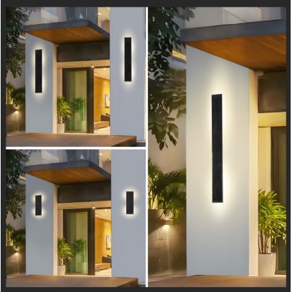 Brilagi - Applique murale solaire LED dimmable SUN LED/4W/230V 60 cm 4000 mAh IP44