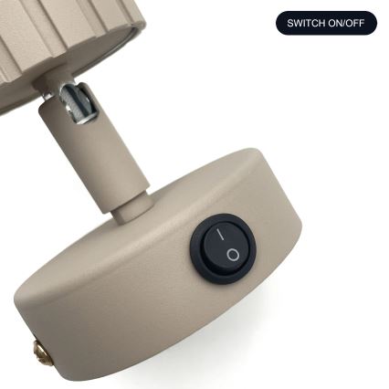 Brilagi - Applique murale spot CRISPINA 1xGU10/10W/230V beige