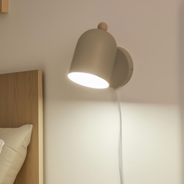 Brilagi - Applique murale spot GALLION 1xE27/15W/230V beige