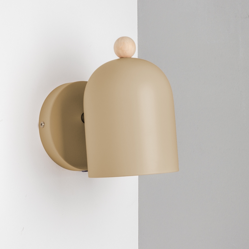 Brilagi - Applique murale spot GALLION 1xE27/15W/230V beige