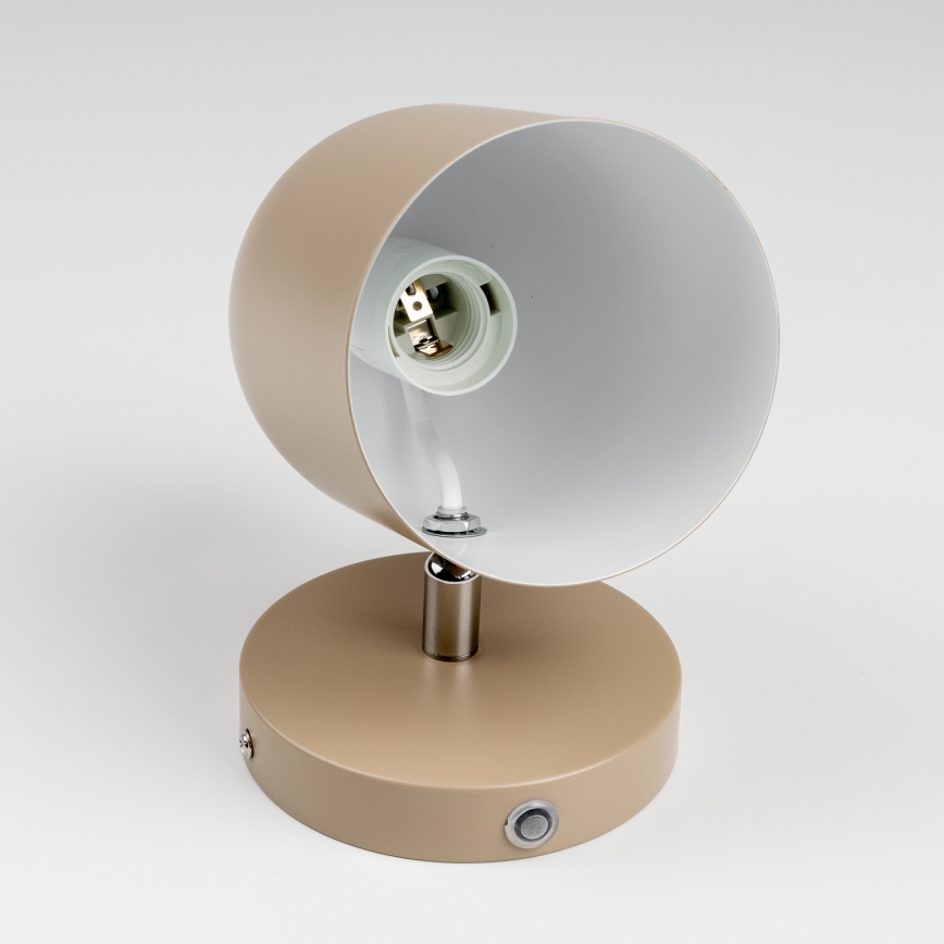 Brilagi - Applique murale spot GALLION 1xE27/15W/230V beige