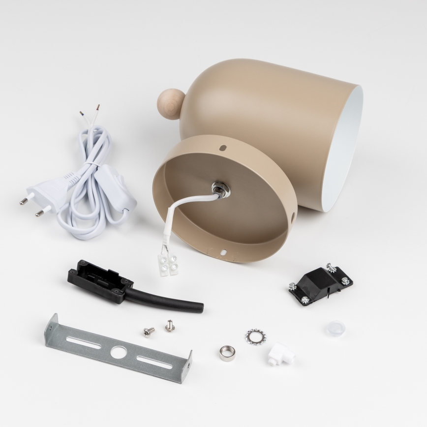 Brilagi - Applique murale spot GALLION 1xE27/15W/230V beige