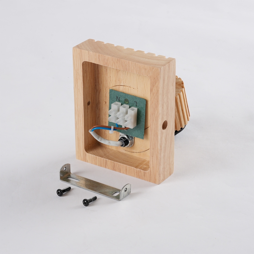 Brilagi - Applique murale spot HYGGE 1xE14/15W/230V bois/fumé