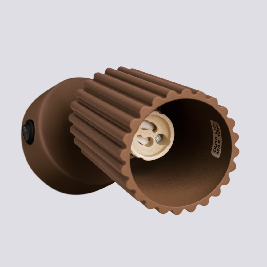 Brilagi - Applique murale spot LED CRESTO 1xGU10/10W/230V marron