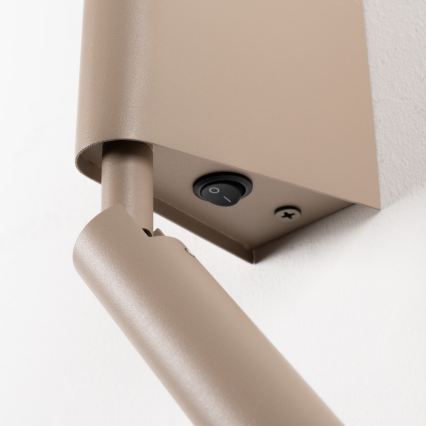 BRILAGI - Applique murale spot LED VIXON LED/3W/230V + LED/5W beige IRC 90