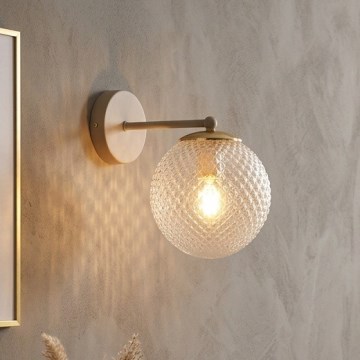 Brilagi - Applique murale STELLA 1xE27/60W/230V beige/doré