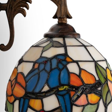 Brilagi - Applique murale Tiffany en vitrail JUNGLE 1xE14/40W/230V