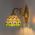 Brilagi - applique murale Tiffany en vitrail MARGARET 1xE27/40W/230V
