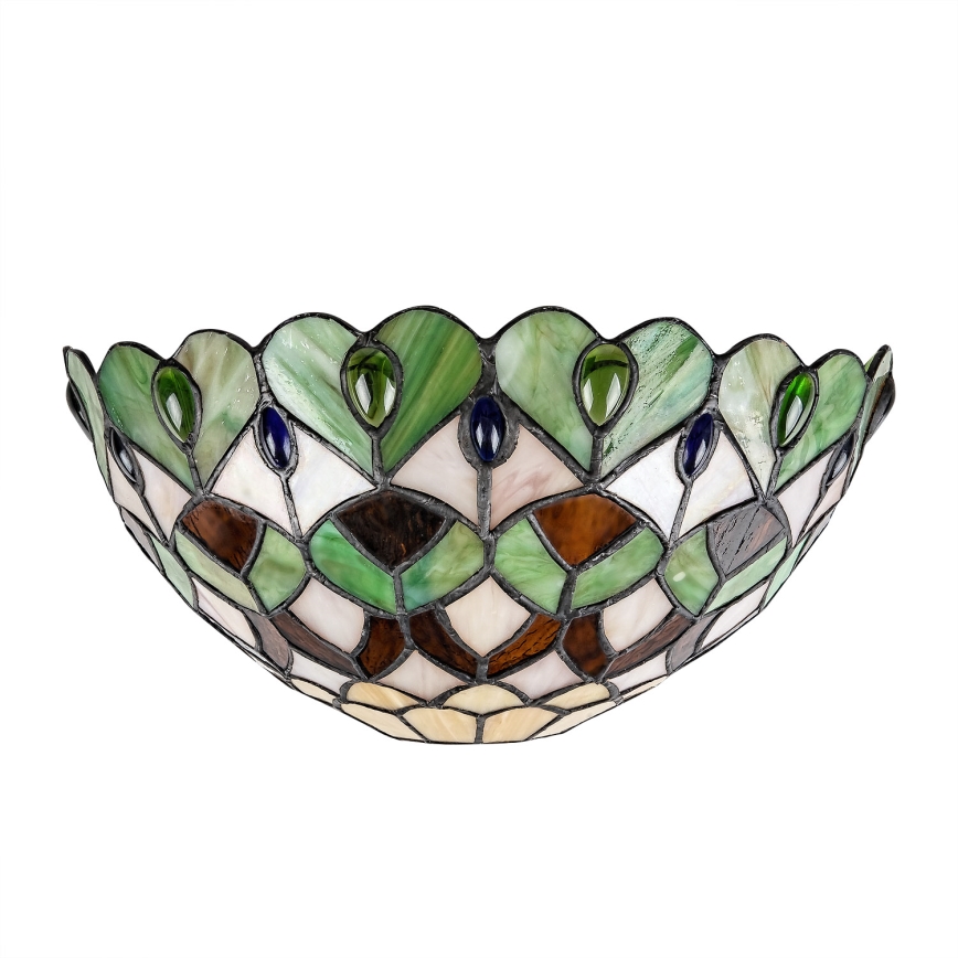 Brilagi - Applique murale Tiffany en vitrail MARGARET 1xE27/40W/230V