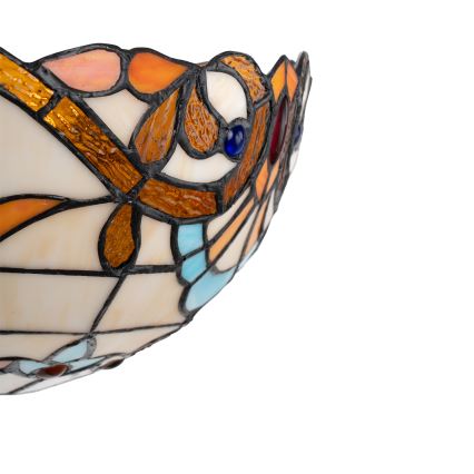 Brilagi - Applique murale Tiffany en vitrail MIRABELLA 1xE14/40W/230V