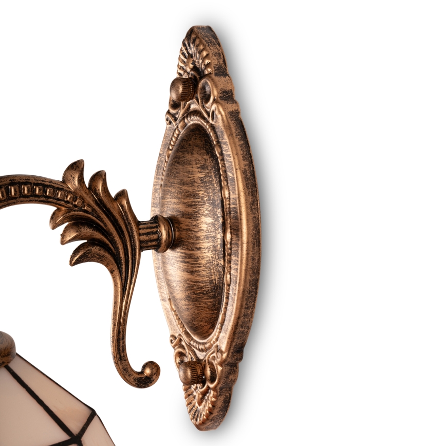 Brilagi - applique murale Tiffany en vitrail SIENNA 1xE14/40W/230V