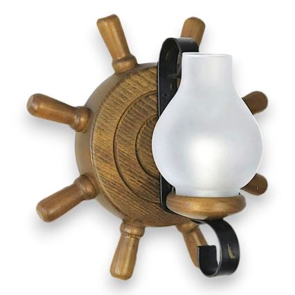 Brilagi - Applique murale TIMONA 1xE14/40W/230V hêtre/noyer