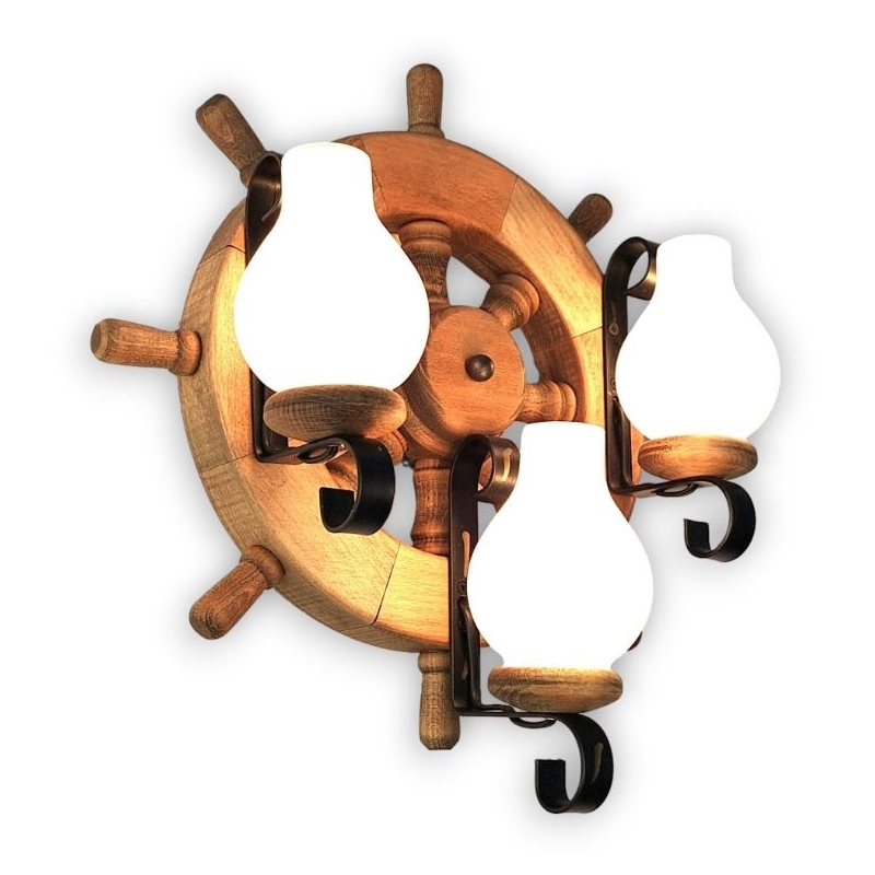 Brilagi - Applique murale TIMONA 3xE14/40W/230V hêtre