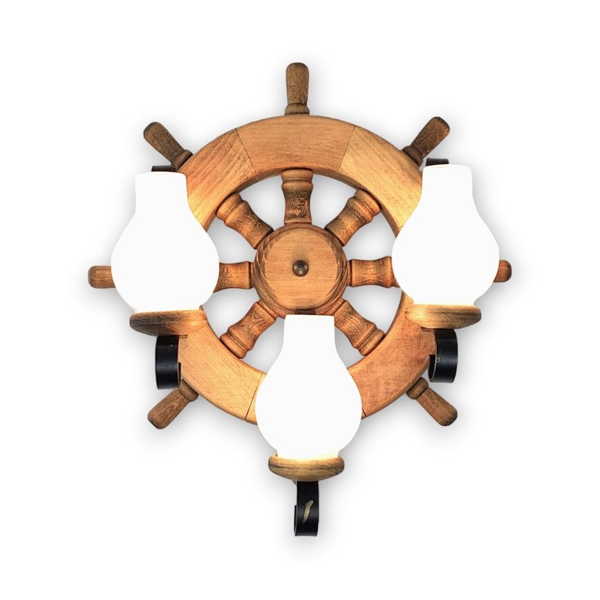 Brilagi - Applique murale TIMONA 3xE14/40W/230V hêtre