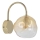 Brilagi - Applique murale VULCANO 1xG9/8W/230V dorée/beige fumée
