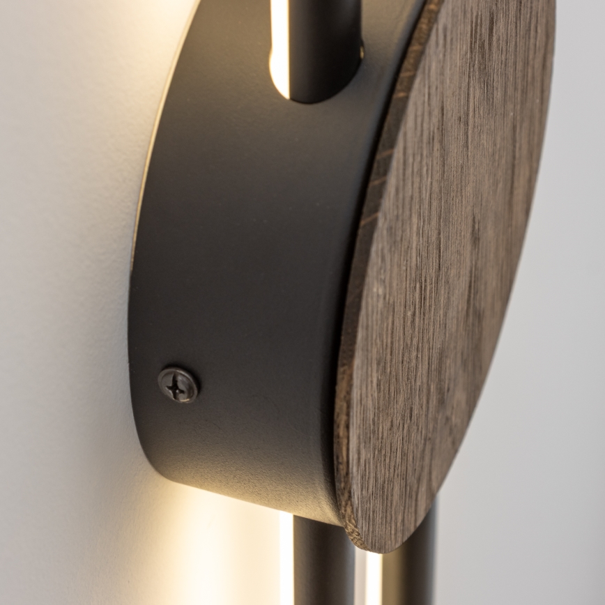 Brilagi - Applique murale WOODY COLLINE LED/15W/230V 80 cm chêne noyer