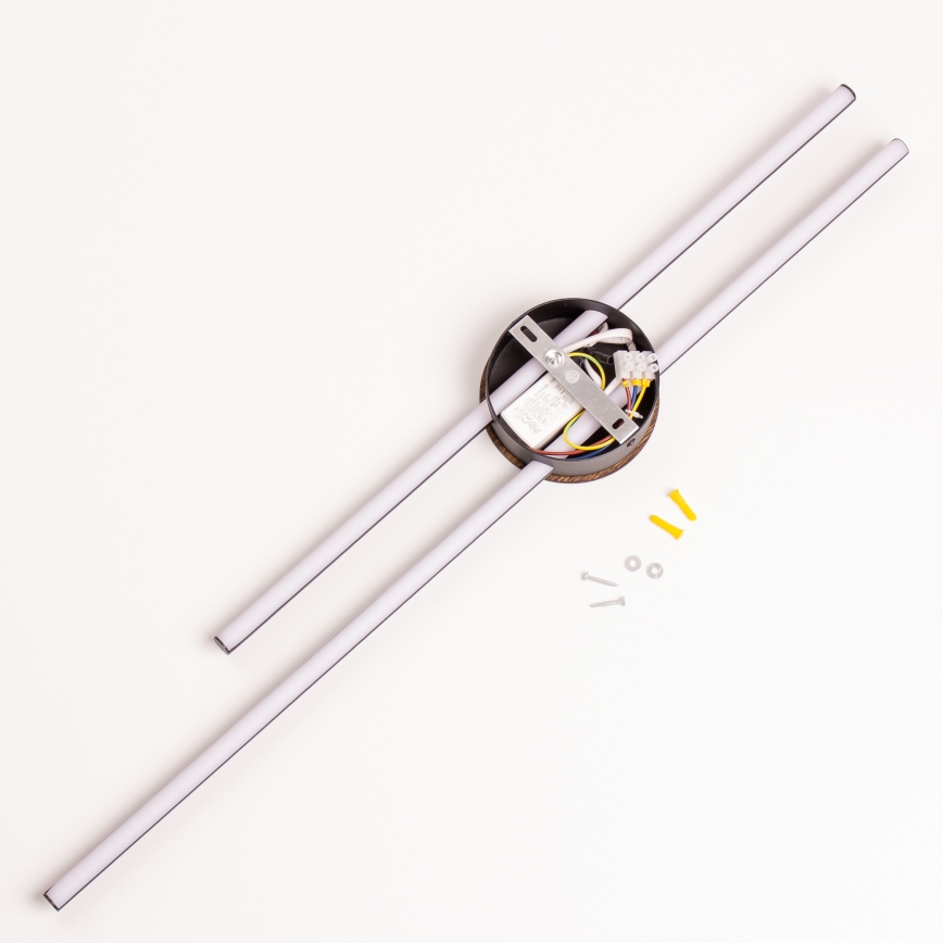 Brilagi - Applique murale WOODY COLLINE LED/15W/230V 80 cm chêne noyer
