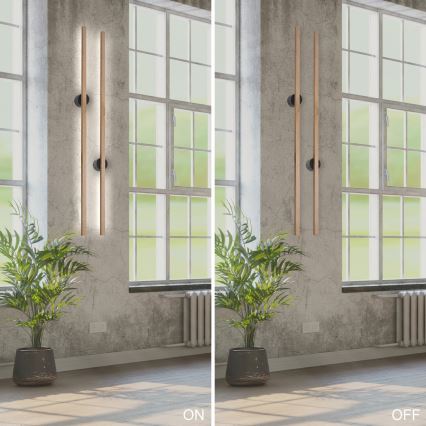 Brilagi - Applique murale WOODY LINE LED/12W/230V 120 cm chêne
