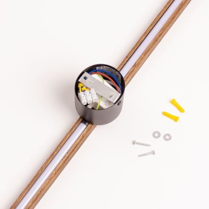Brilagi - Applique murale WOODY LINE LED/12W/230V 120 cm chêne noyer