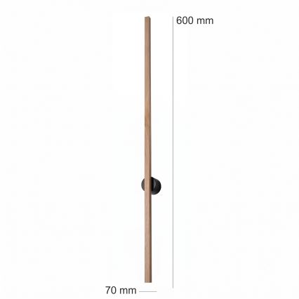 Brilagi - Applique murale WOODY LINE LED/7W/230V 4000K 60 cm chêne