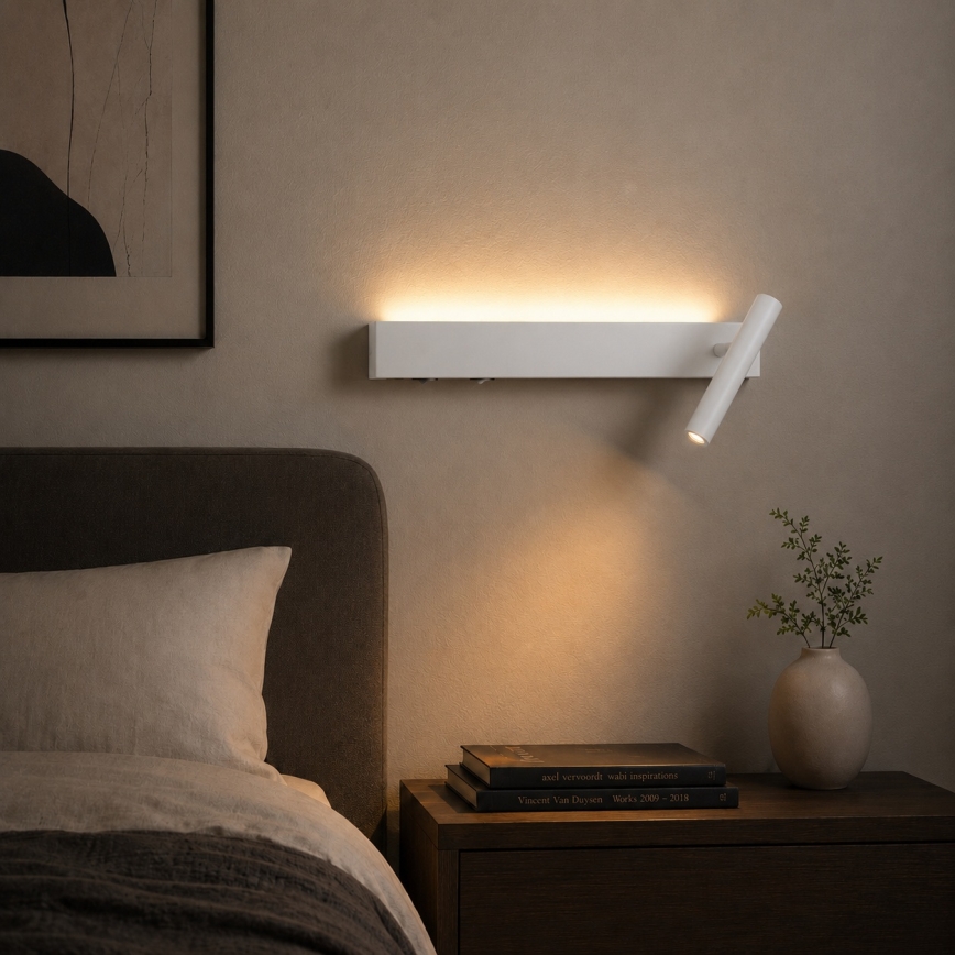 BRILAGI - ARLIX LED-wandspot LED/3W/230V + LED/7W, wit, CRI 90