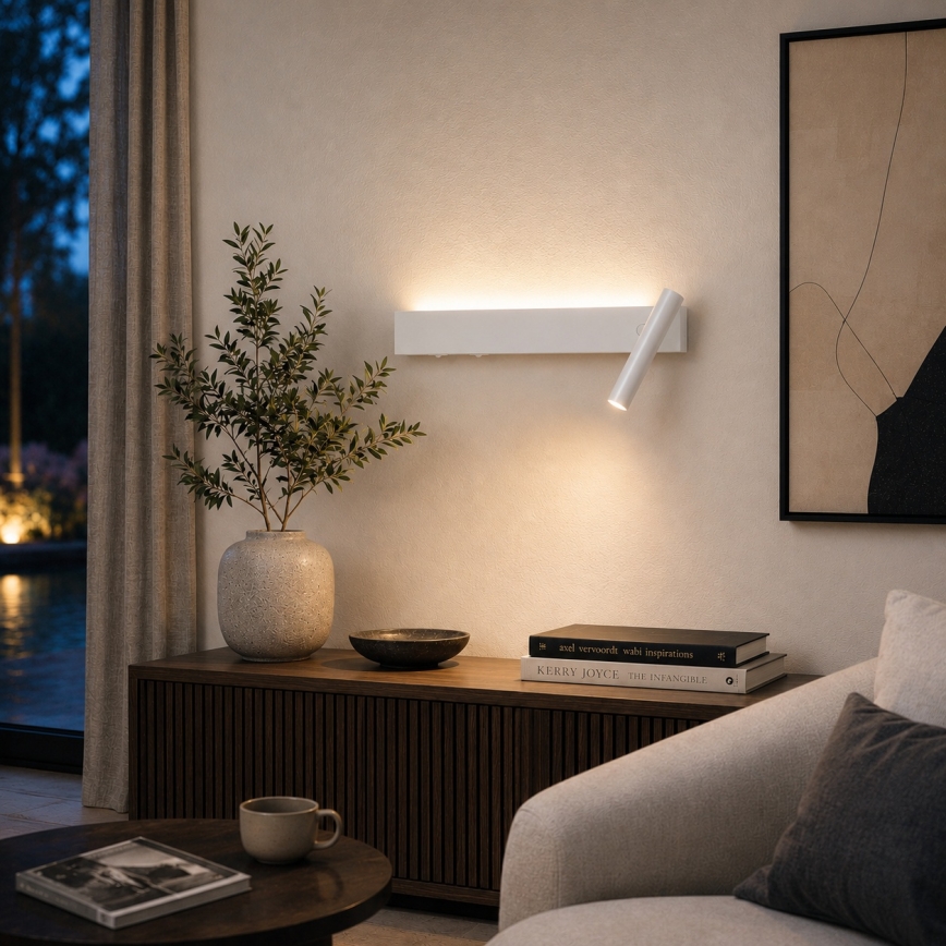 BRILAGI - ARLIX LED-wandspot LED/3W/230V + LED/7W, wit, CRI 90