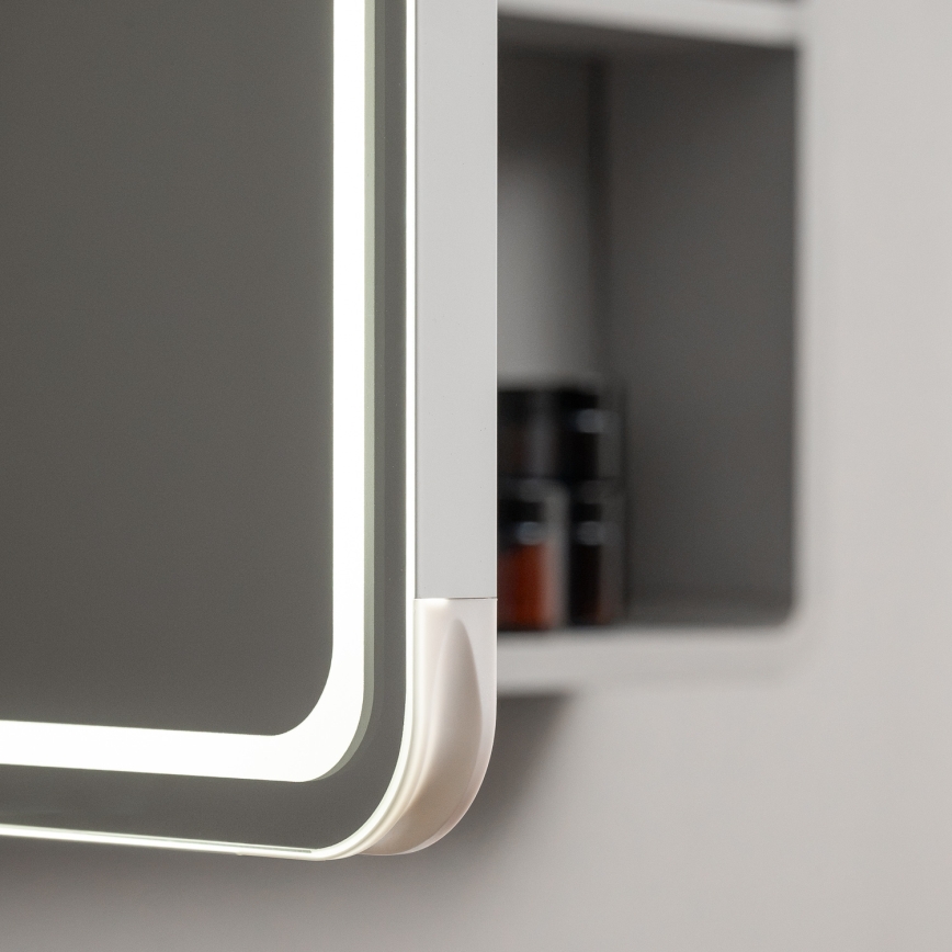 BRILAGI - Armoire miroir de salle de bains LED rétroéclairée AVOLA SINGLE 55x70 cm